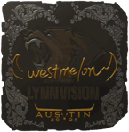 Sticker | westmelon (Foil) | Austin 2025