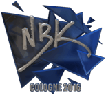 Sticker | NBK- (Foil) | Cologne 2016 Sticker | NBK- (Foil) | Cologne 2016 image