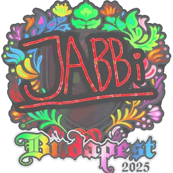 스티커 | jabbi (Holo) | Budapest 2025