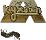 Sticker | kyxsan (Gold) | Paris 2023 image