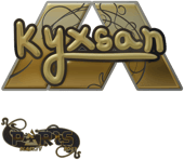 Sticker | kyxsan (Gold) | Paris 2023