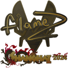 Sticker | FlameZ (Gold) | Shanghai 2024 image