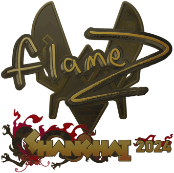 Sticker | FlameZ (Vàng) | Thượng Hải 2024