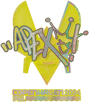 Sticker | apEX (Holo) | Copenhaga 2024