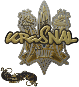 Sticker | kRaSnaL (Gold) | Paris 2023