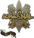 Sticker | kRaSnaL (Gold) | Paris 2023