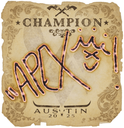 Sticker | apEX (Champion) | Austin 2025