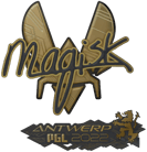 Sticker | Magisk (Gold) | Antwerp 2022 image