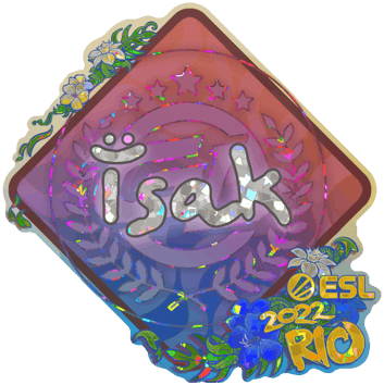 Sticker | isak (purpurina) | Río 2022