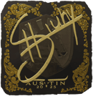 Sticker | siuhy (Gold) | Austin 2025 image