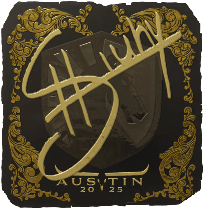 Sticker | siuhy (ゴールド) | Austin 2025