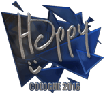 Sticker | Happy (Foil) | Cologne 2016 Sticker | Happy (Foil) | Cologne 2016 image
