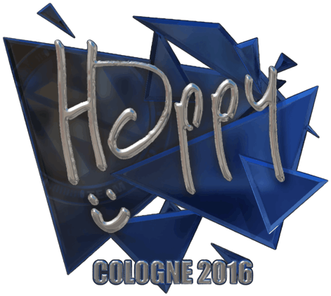 Sticker | Happy (Parlak) | Köln 2016