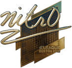 Sticker | nitr0 (Gold) | Boston 2018 Sticker | nitr0 (Gold) | Boston 2018 image