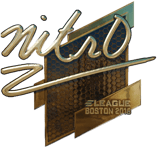 Sticker | nitr0 (Gold) | Boston 2018