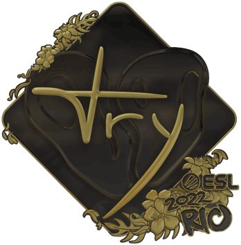 Sticker | TRY (Vàng) | Rio 2022