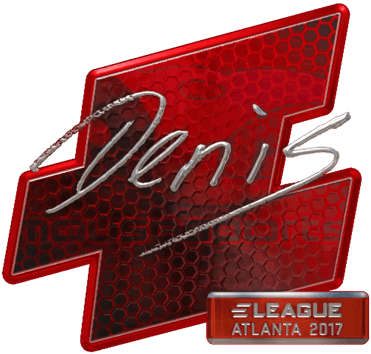 Sticker | denis (ฟอยล์) | Atlanta 2017