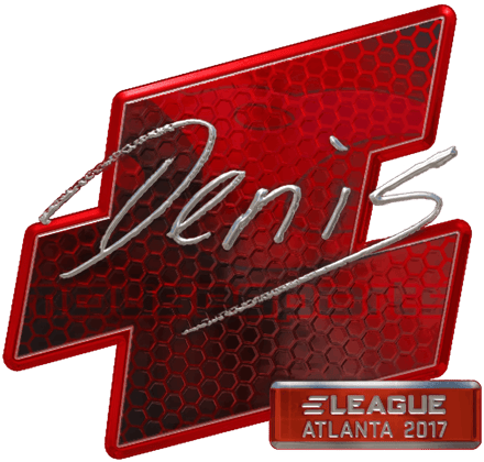 Sticker | denis (ฟอยล์) | Atlanta 2017