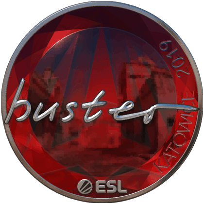 Sticker | buster (ฟอยล์) | Katowice 2019