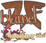 Sticker | blameF (Glitter) | Shanghai 2024 image