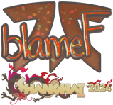 Sticker | blameF (Glitter) | Shanghai 2024