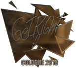 Sticker | GeT_RiGhT (Foil) | Cologne 2016 image