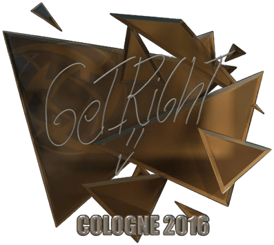 Sticker | GeT_RiGhT (Parlak) | Köln 2016
