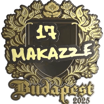 Sticker | makazze (Gold) | Budapest 2025
