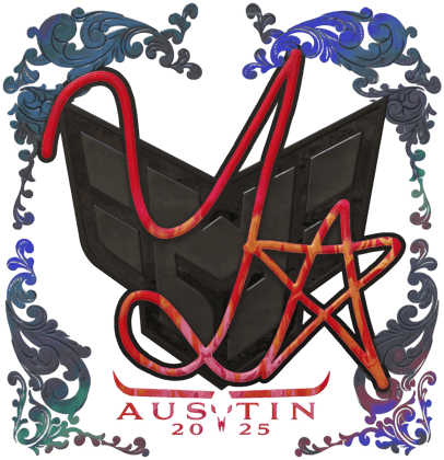 Sticker | yxngstxr (holograficzna) | Austin 2025