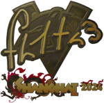 Sticker | FL1T (Gold) | Shanghai 2024