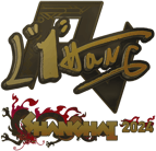 Sticker | L1haNg (Gold) | Shanghai 2024 Sticker | L1haNg (Gold) | Shanghai 2024 image