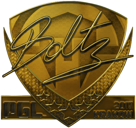 Sticker | boltz (Altın) | Krakov 2017