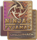 Sticker | Ninjas in Pyjamas (Holo) | DreamHack 2014 image