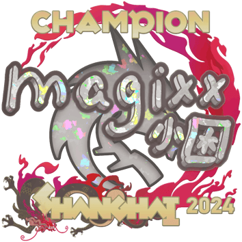 Sticker | magixx (Glitter, Champion) | Xangai 2024