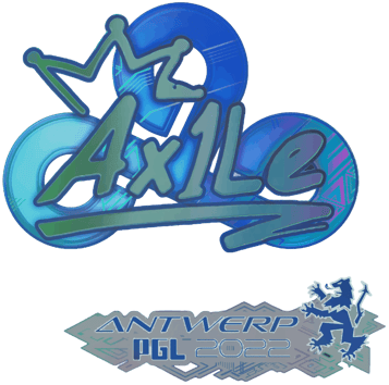 Sticker | Ax1Le (โฮโล) | Antwerp 2022