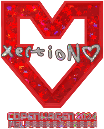Sticker | xertioN (Parıltılı) | Kopenhag 2024