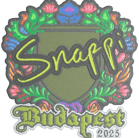 Sticker | Snappi (Embroidered) | Budapest 2025 Sticker | Snappi (Embroidered) | Budapest 2025 image