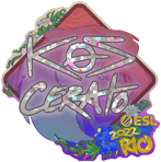 Sticker | KSCERATO (Glitter) | Rio 2022