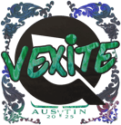 Sticker | vexite (Holo) | Austin 2025 Sticker | vexite (Holo) | Austin 2025 image