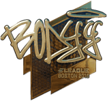 Sticker | bodyy (Gold) | Boston 2018