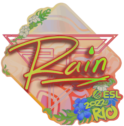 Sticker | rain (Holo) | Rio 2022