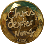 Sticker | dexter (Gold) | Katowice 2019