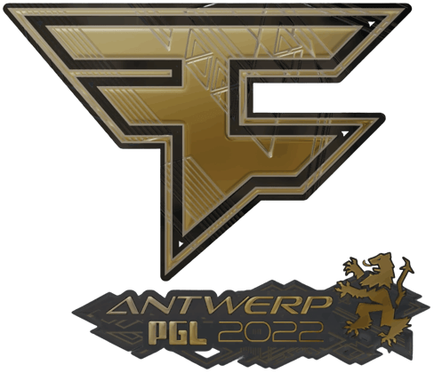 Sticker | FaZe Clan (Gold) | Antwerp 2022