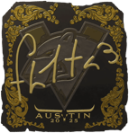 Sticker | FL1T (Gold) | Austin 2025