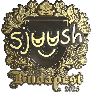 สติกเกอร์ | sjuush (Gold) | Budapest 2025