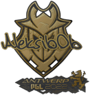 Sticker | Aleksib (Gold) | Antwerp 2022 image