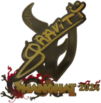 Sticker | Graviti (Gold) | Shanghai 2024