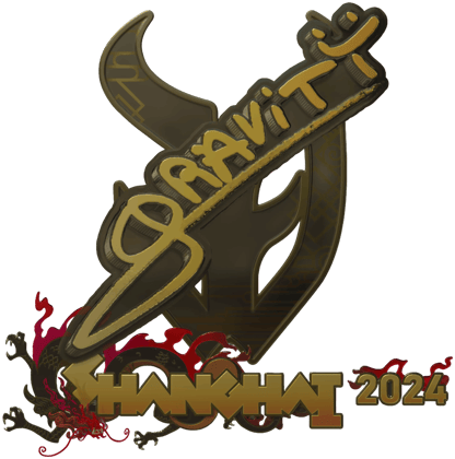 Sticker | Graviti (ทอง) | Shanghai 2024