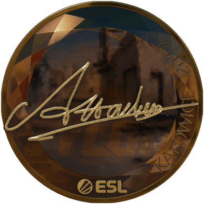 Sticker | Attacker (Altın) | Katowice 2019