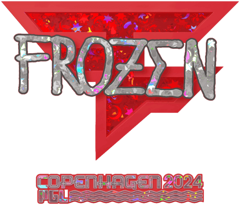 Sticker | frozen (Kim tuyến) | Copenhagen 2024